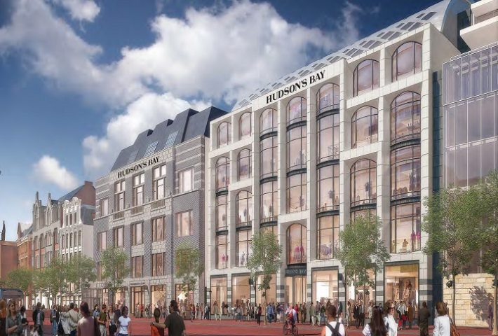 Artist Impression Hudson's Bay Amsterdam